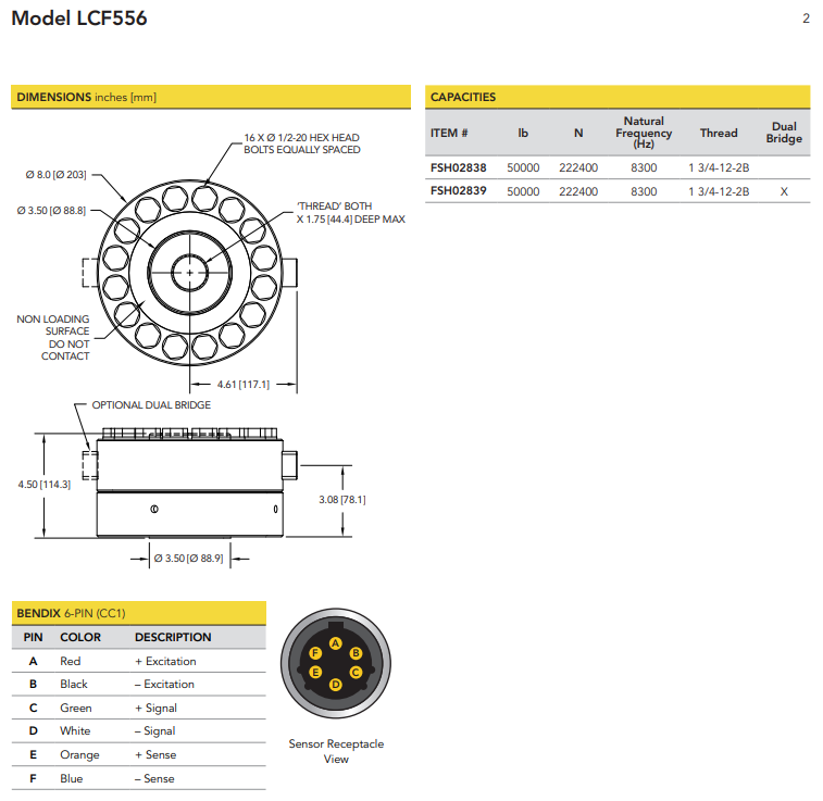 LCF556-50klb稱(chēng)重傳感器