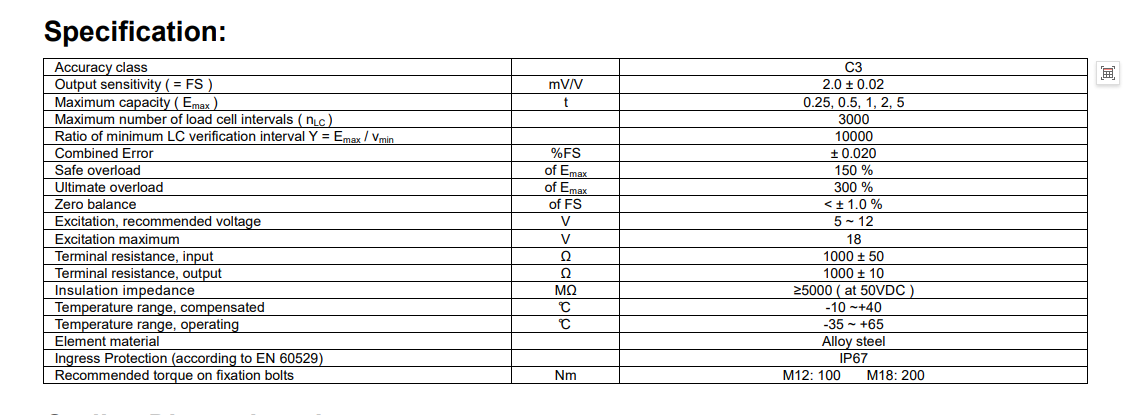 H8H-C3-500kg-3B6